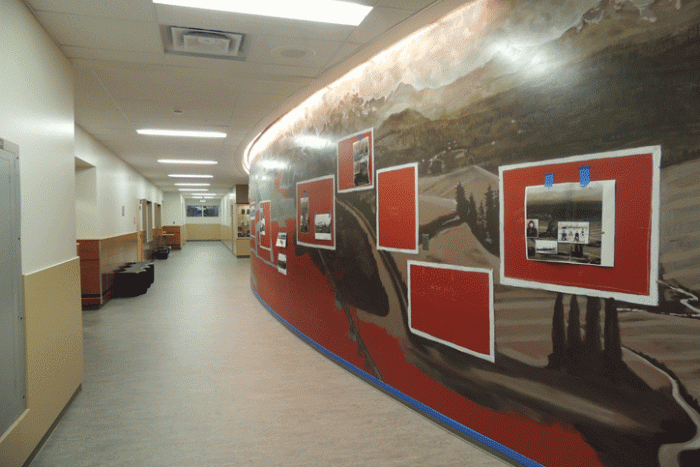 Right side of the mural 