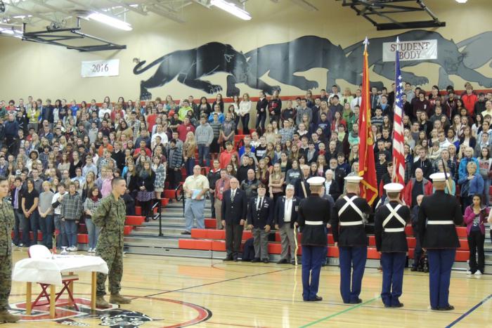 Veteran's Day assembly 