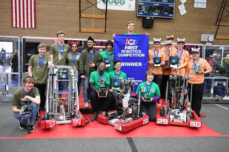 Winning Alliance from Glacier Peak Competition in March 2019